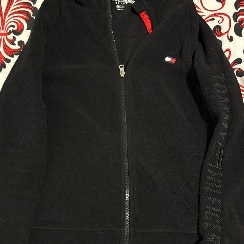 Tommy Hilfiger Kids Black Zip-Up Jacket